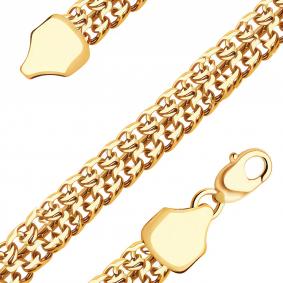 Золотой браслет плетение Фантазийное МАГНАТ МФараон Б100 МФараон Б100 фото